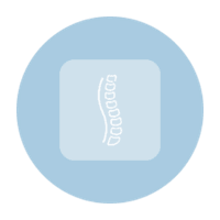 Memory foam support icon